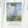 100% Cotton Monet Shirt, Comfort Colors Woman with a Parasol Painting T-Shirt for Women, Impressionism Art Lover Tee, Art Teacher Gift