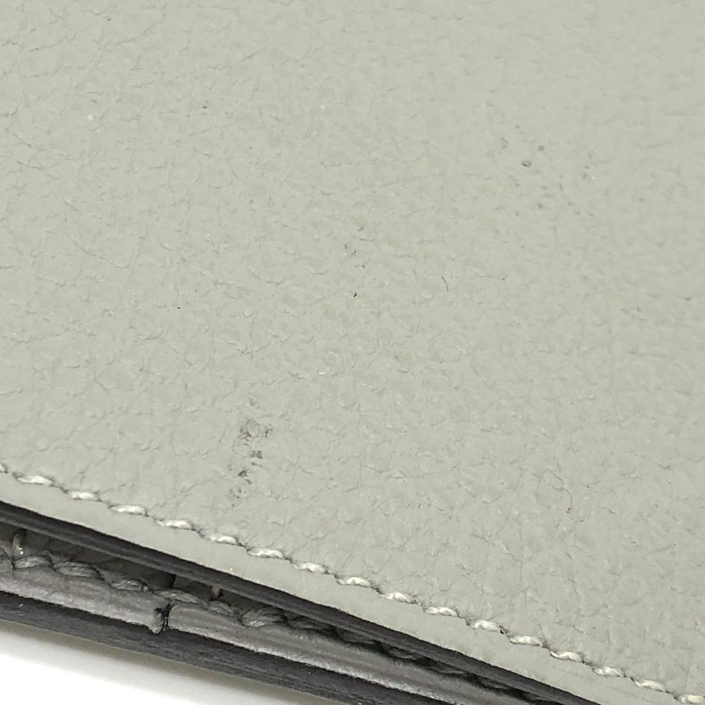 HERMES Dogon Long Wallet Bifold Long Wallet Togo Grimette (presumed) gray