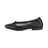 Barbara Lamb Leather Ballerina Flat Ribbon 1.5cm Blj140bk