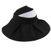 Empty top hat Outdoor women's beach sun protection hat Healthy fabric Versatile sun protection hat Big brim color matching sun protection hat