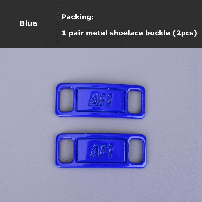 2pcs/pair AF1 Diamond Shoe Charms Fashion Laces Buckle Quality Metal Shoelaces Decorations Chapa Af1 Buckles Shoes Accessories