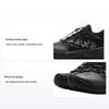 Li Ning Kinder Outdoor Synthetikleder Bequem Vielseitig Rutschfest Abriebfest Low-Top Freizeitschuhe Kinder Freizeitschuhe Schwarz YKEU006-3