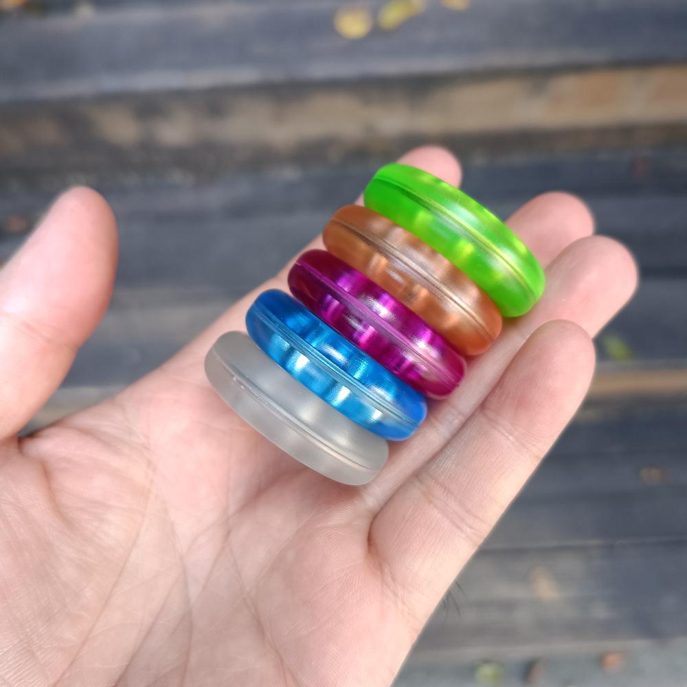 Colorful Pei Material Fidget Spinner Adult Edc Sensory Toys  Anti-Stress Toys Adhd Hand Crank Gyroscope To