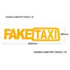 Best-Selling Fake Taxi Car Sticker - Hot Cross-Border E-commerce Item