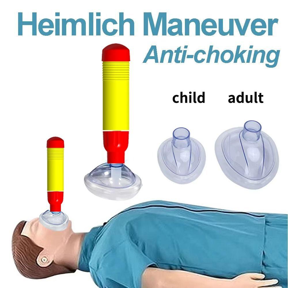 Anti Suffocation Choking Emergency Device Breathing Trainers Asphyxia CPR Mask  School Supply