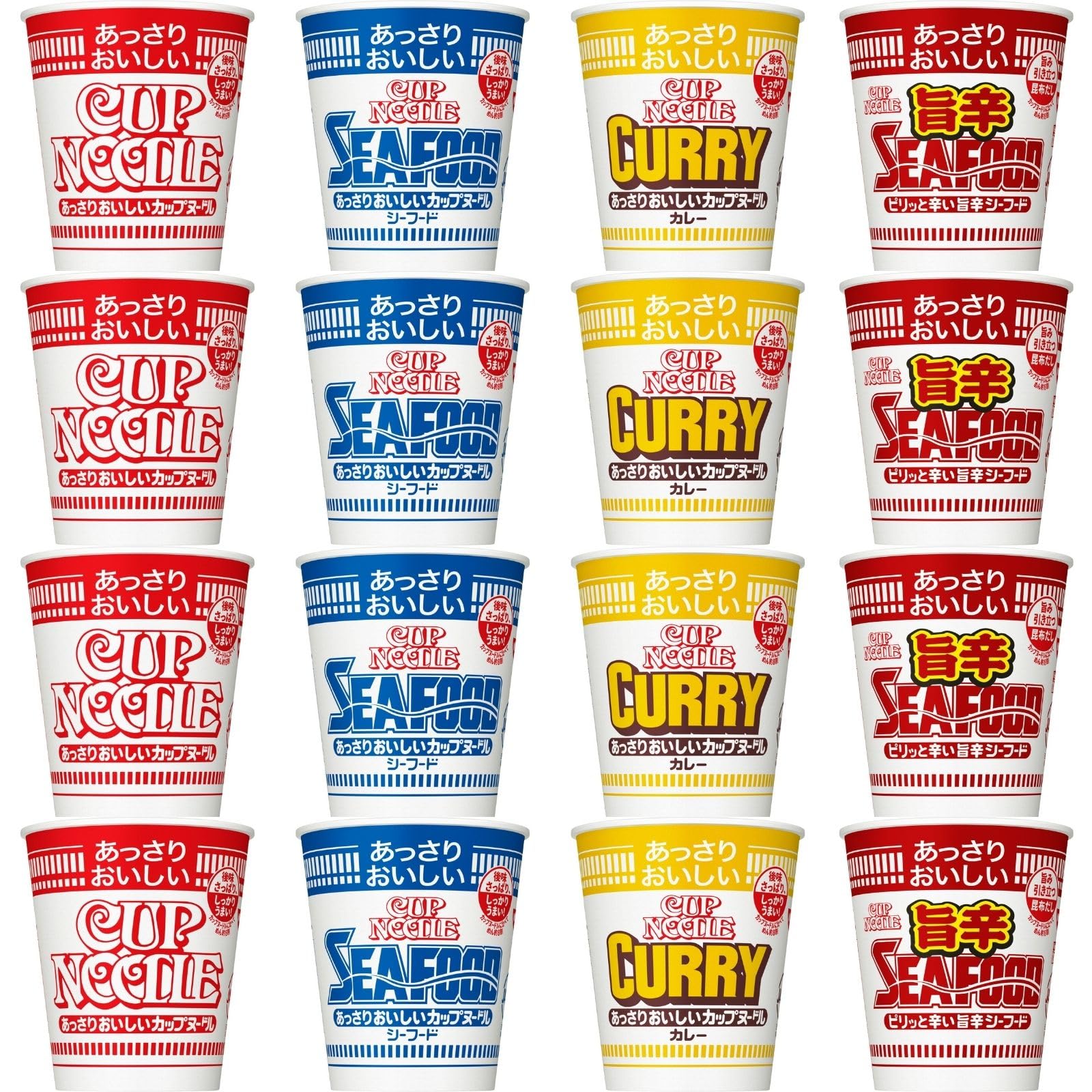 

Легкие и вкусные стаканчики лапши 4 вида в ассортименте Набор Обычные порции x 4 порции Всего 16 порций Ассортимент стаканчиков лапши Nissin Foods Покупка коробки (4 шт.,