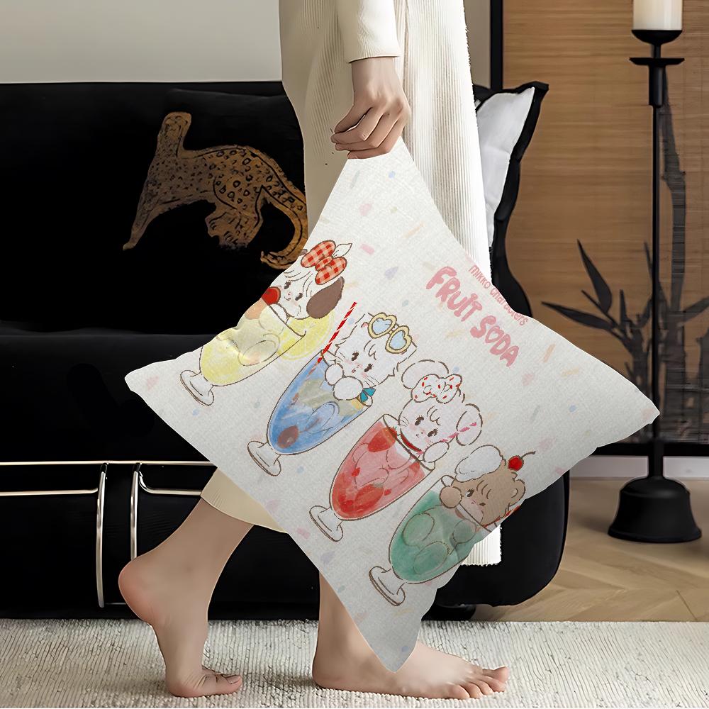Mikko Anime Pillow Cover Design Cushion Cover Decor Holiday Decorati
