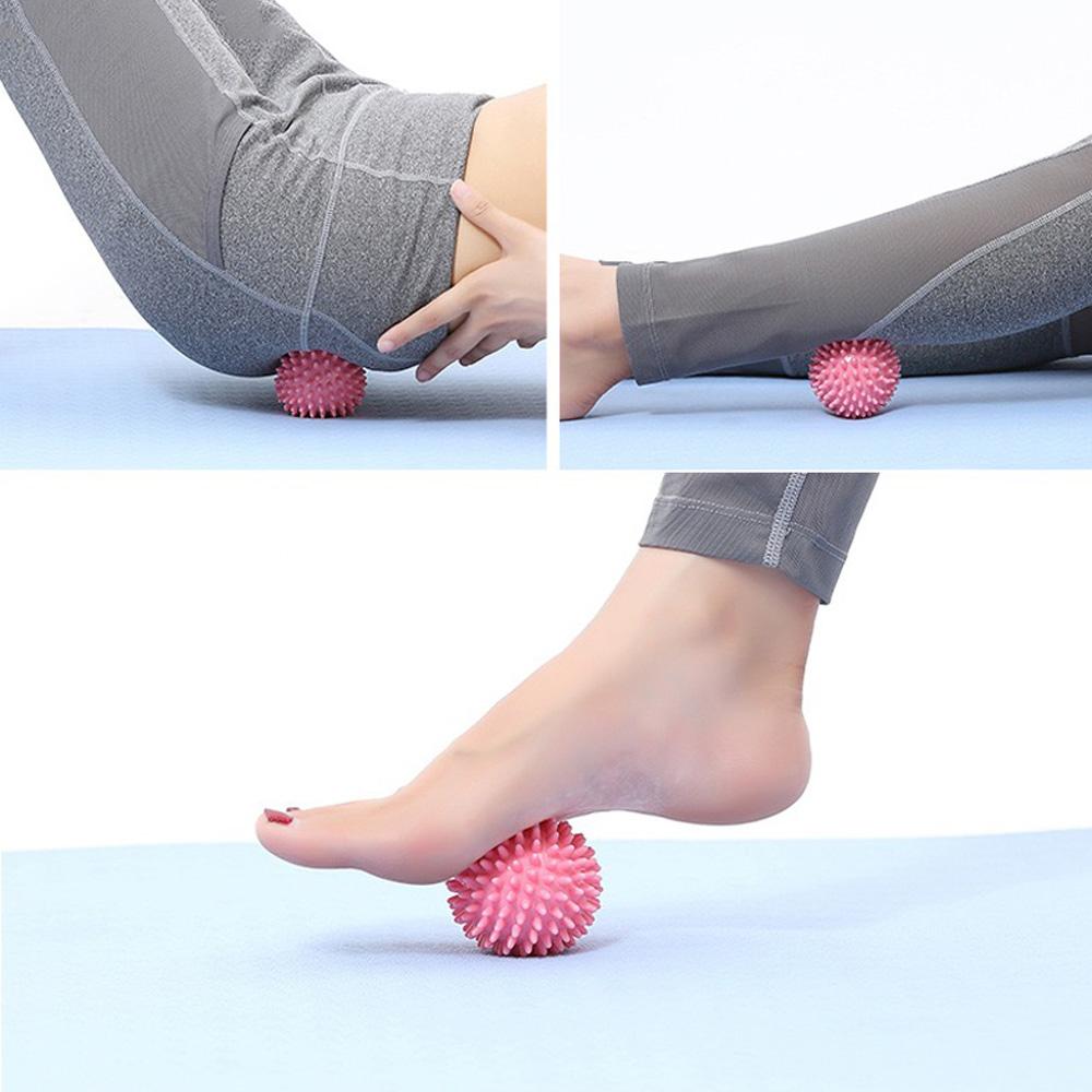 4PCS/2PCS/1PC hedgehog massage ball, PVC spine massager, used for full body stimulation, durable fitness and sports accessories