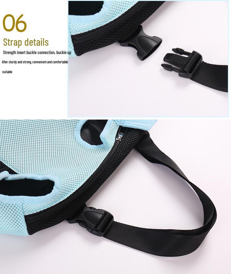 Portable Pet Carrier Bag: Front & Back Dog Backpack, Cat & Small Dog Transport Bag