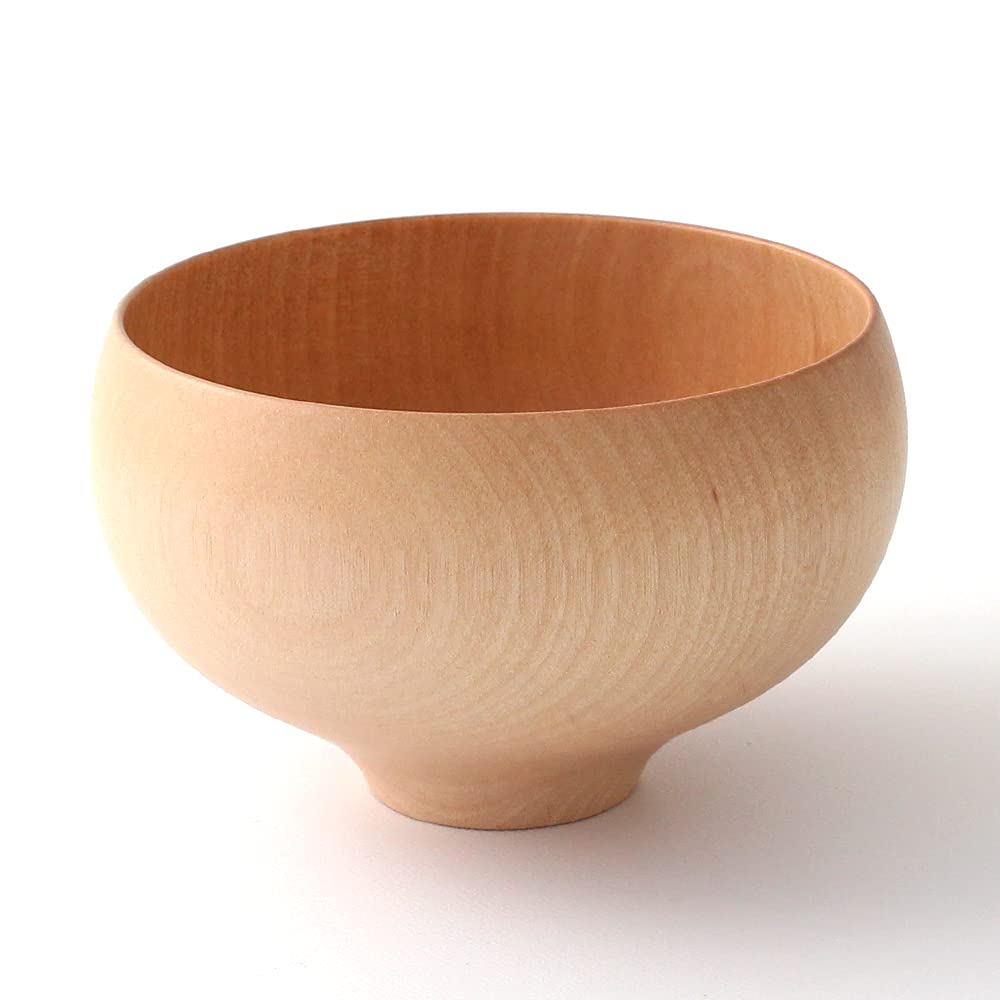 Kishu Kakuda Seibei Dishwasher Safe Soup Wooden Mizume Cherry TSUBO Single Lacquerware, Shoten, Bowl, Lacquerware, B.C. Wood, Natural, Item, WM-403036
