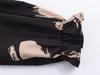 2026 Frühling Europäischer & Amerikanischer Stil Schlankmachendes Bedrucktes V-Ausschnitt Taillenbetonendes Kleid