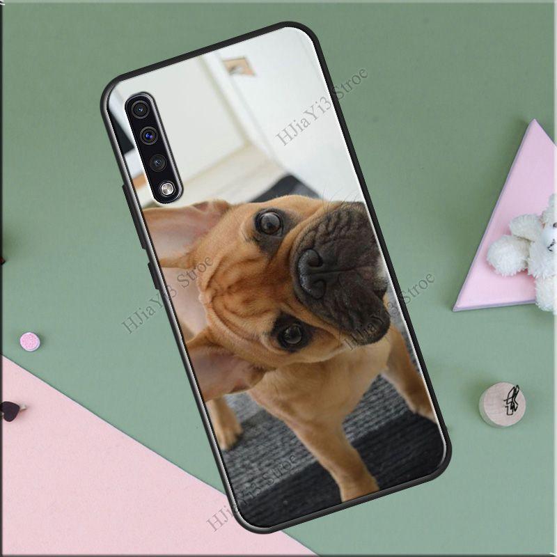 Funny french bulldog Case For Samsung S21 Ultra S20 FE S10 S22 Plus A51 A71 A72 A52 A32 A12 A50 A21S A52S Coque