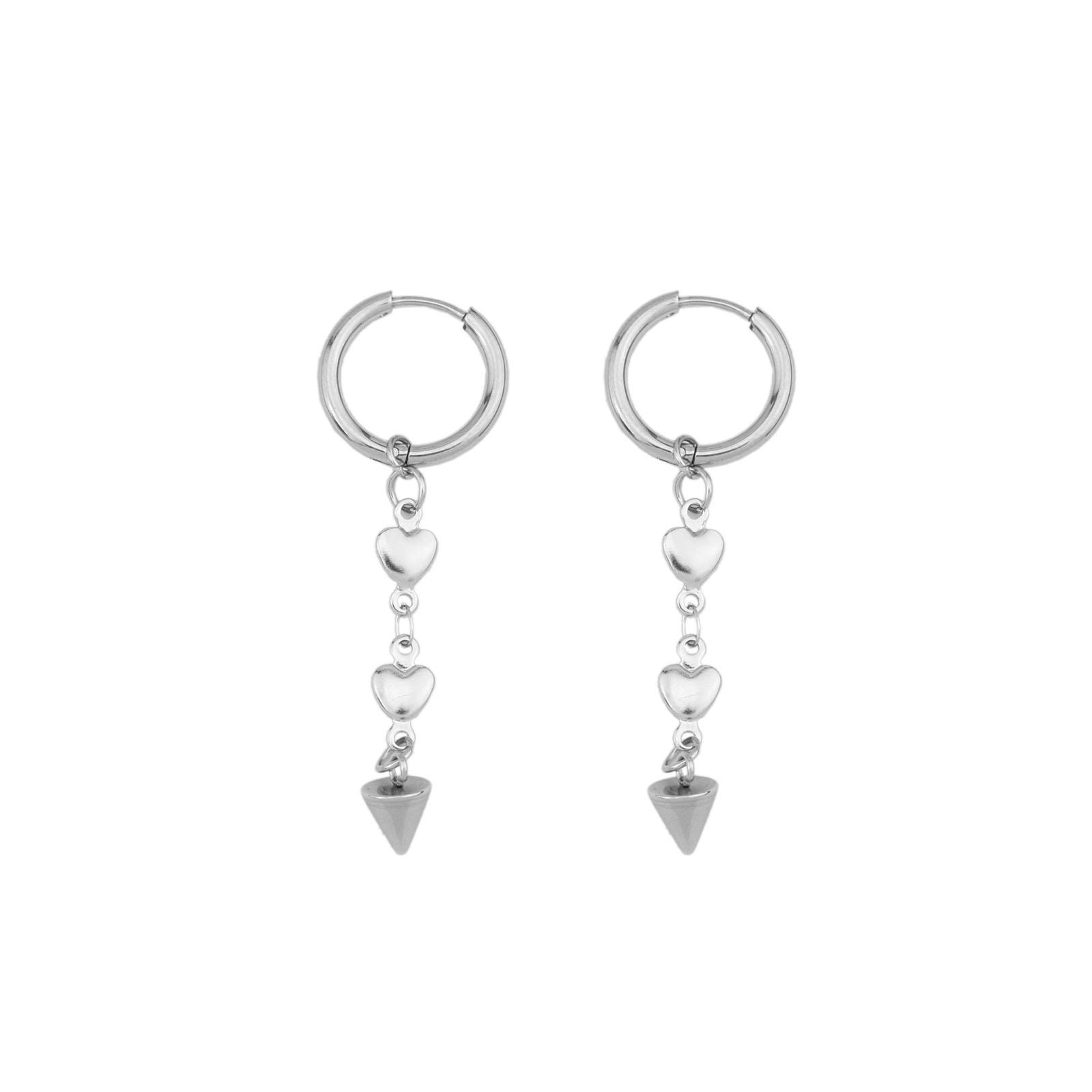 

Ювелирная цепочка серьги серьги-кольца One Size