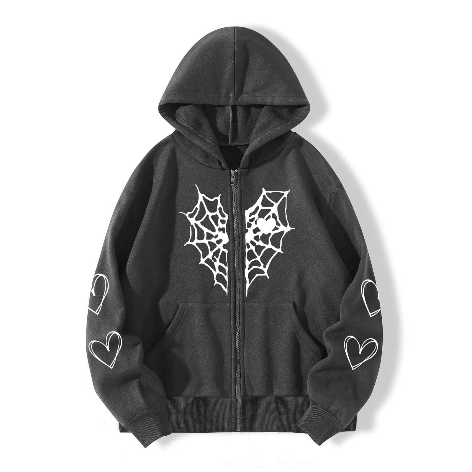 Мужской пуловер на молнии с длинными рукавами и капюшоном топы блузка L 1963₽