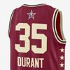 Jordan NBA Dri-Fit Kevin Durant All Star Jersey Red Men Streetwear FQ7732-602