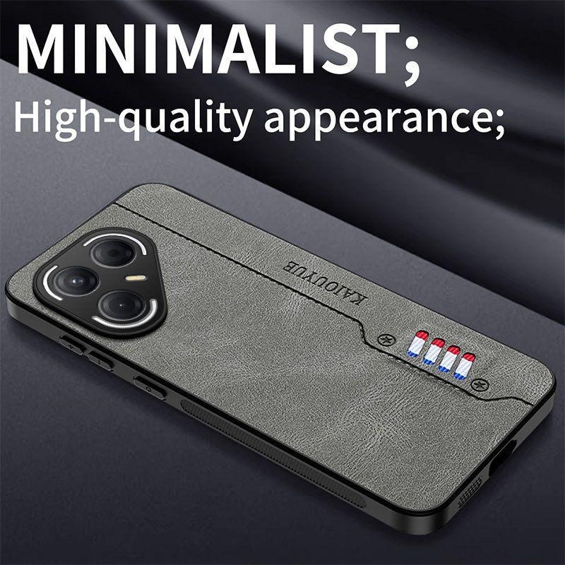 For Tecno Pova7 Ultra Case Luxury Vintage Nappa Leather Soft Edge Cover For Tecno Pova7 Pro Shockproof Bumper Funda