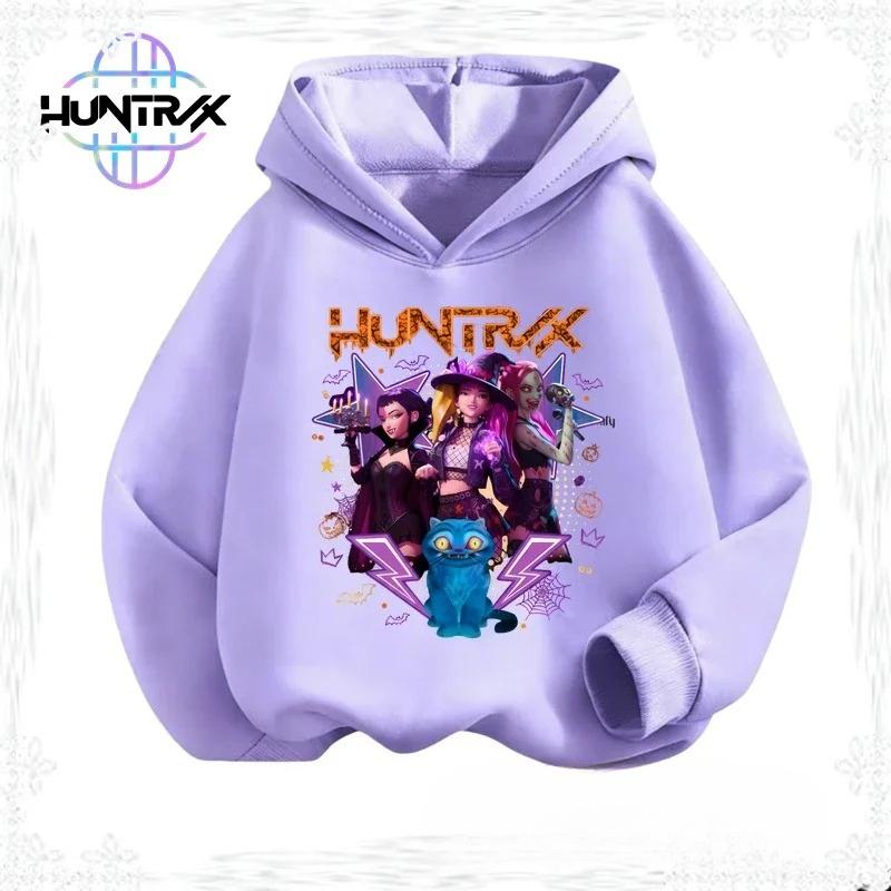 Bluzy Bluzy Dziewczęce Dziecięce Dziewczęce Kreskówkowe z Nadrukiem Bluza z Kapturem Moda Casualowa Bluza z Kapturem