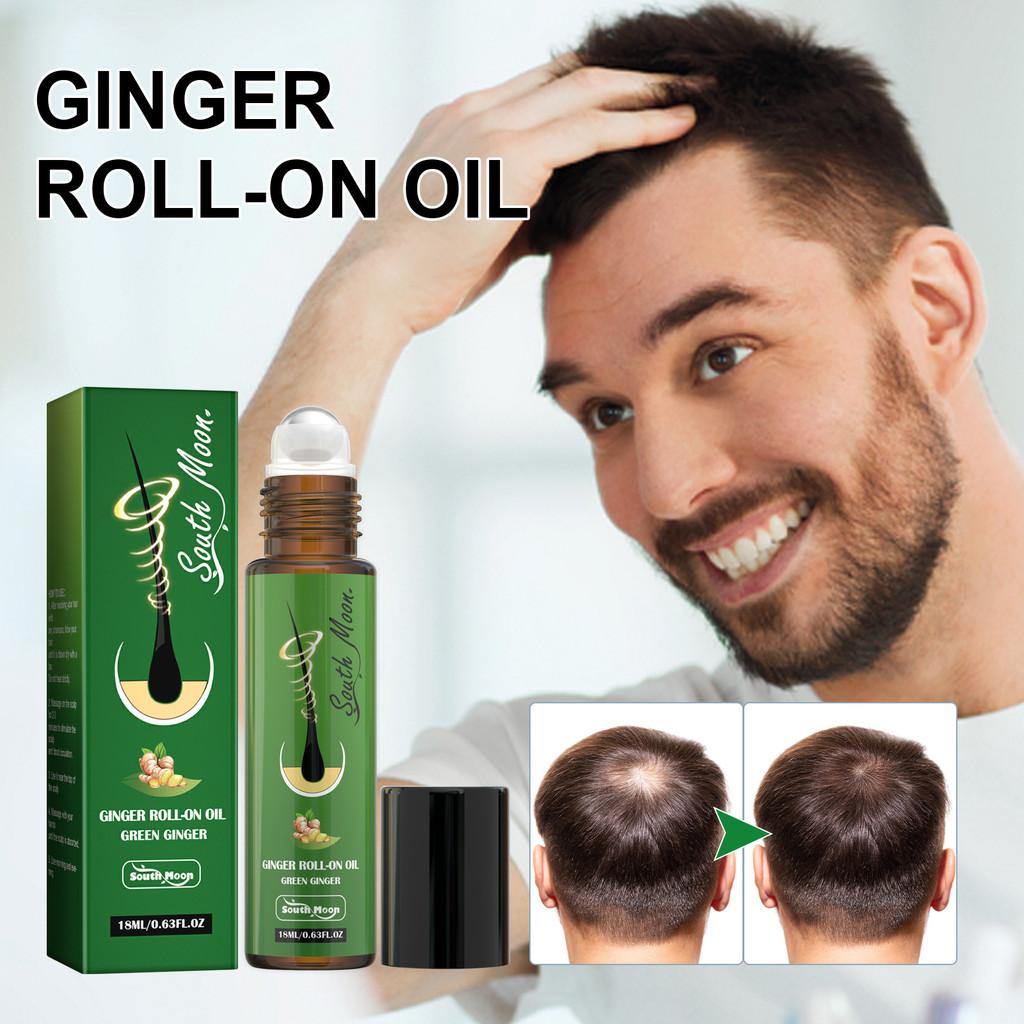 South Moon Ginger Infused Hair Growth Roll-on Oil For Nourishing Scalp And Strengthening Roots