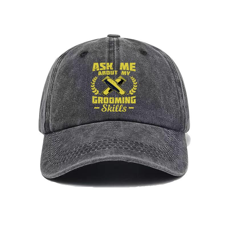 Cross-Border Washable American-Style 6-Panel Letter Digital Printed Snapback Unisex Fashionable All-Match Common Soft-Crown