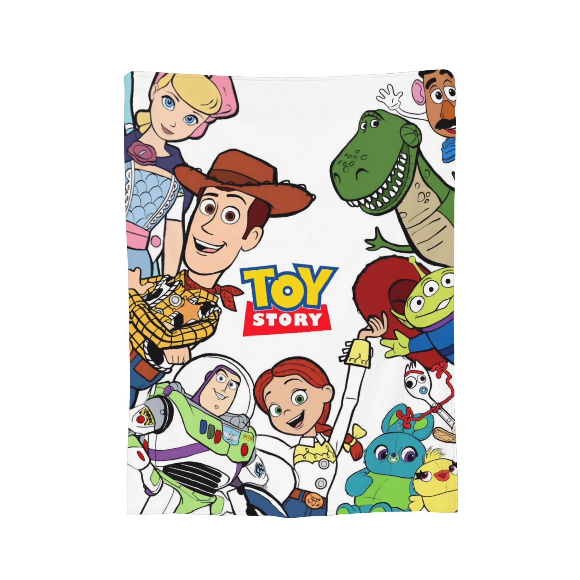

Toy Story Flannel Blanket Multifunction Warm Throw for Spring Autumn Home Outdoor Bedspread 75x100cm (30x40inch)