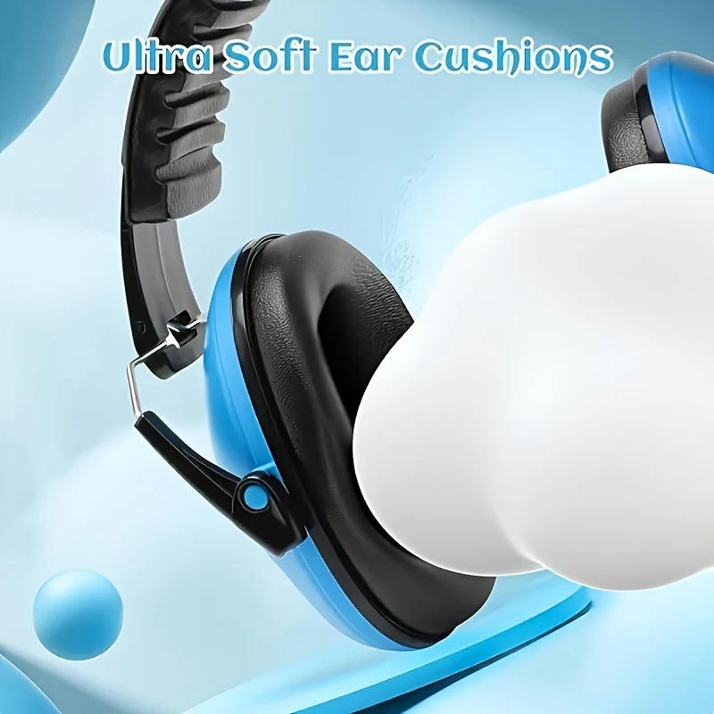 Noise-reducing Earmuffs Children's Learning Drum Set Noise-reducing Head-mounted Earmuffs Airplane Sleeping Earmuffs