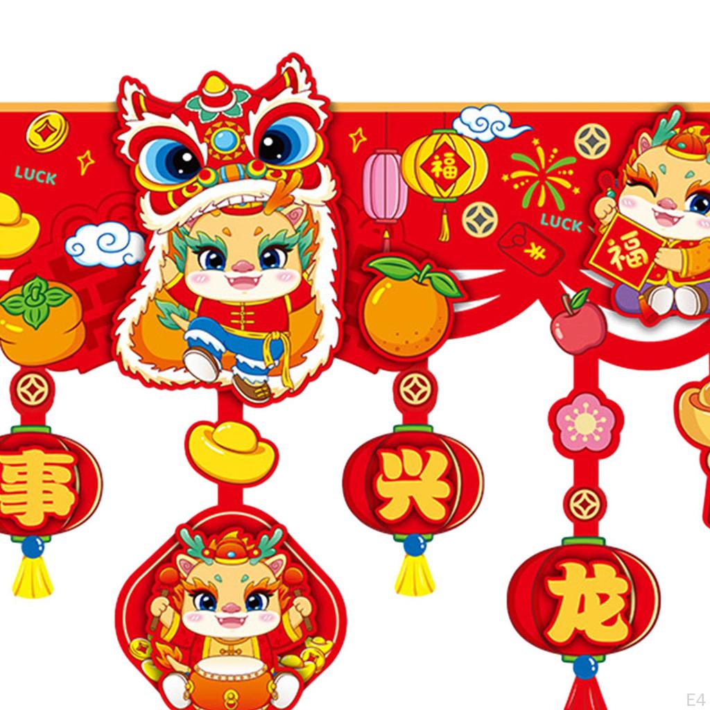 Chinese Year Decoration Door Ornament Holiday Accessories Fu Character Red Home