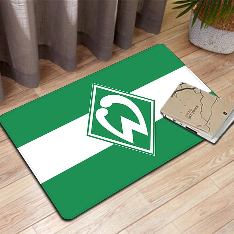 SV Werder Bremen Pattern Rug Floor Mat for Living Room or Bedroom Soft and Comfortable Carpet a Gift for Birthday and Holiday.