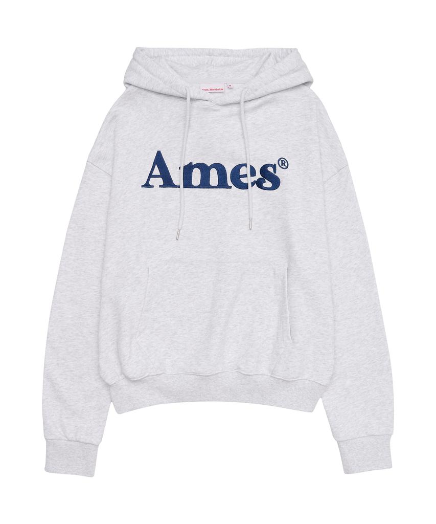 Basic Logo Hoodie Light Grey