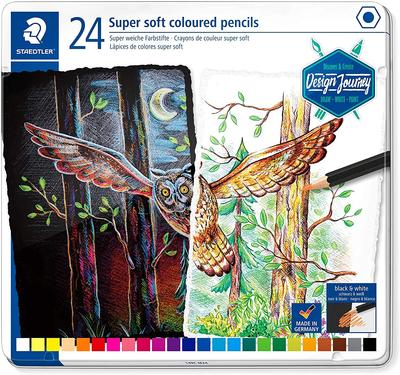 Lápis de Cor STAEDTLER Design Journey Super Macios 24 unidades 149C M24 Design Journey