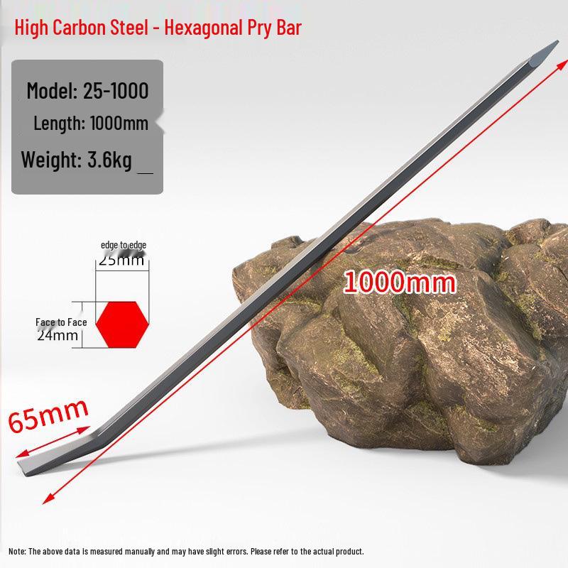Multifunctional Heavy-Duty Steel Pry Bar with Free Shipping