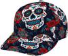 Colorful Floral Skull Print Hat Baseball Cap Hat Snapback for Men Women Ladies Hip Hop Trucker Cap Dad Hat