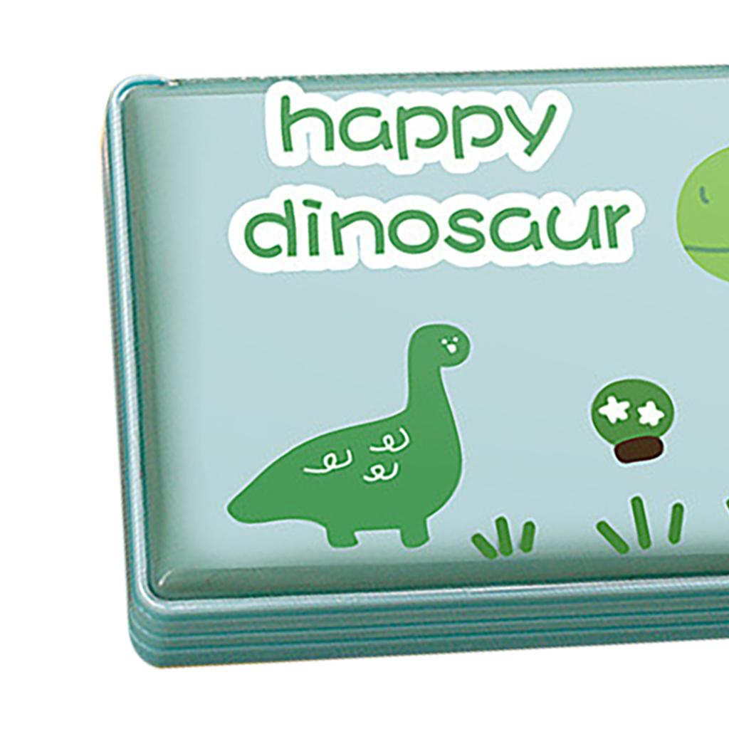 Bleistifttasche, süßer Cartoon-Stil, doppelseitig, eingebauter Anspitzer, tragbar, große Kapazität, großer Bleistift