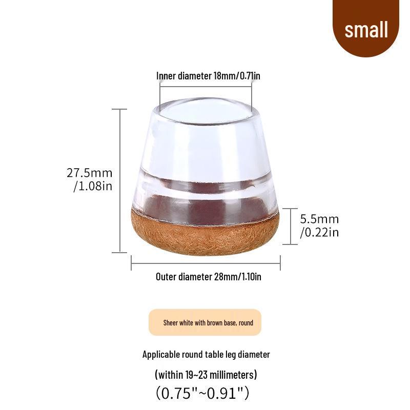 Silicone Chair and Table Leg Covers - Silent, Non-Slip Protection for Furniture