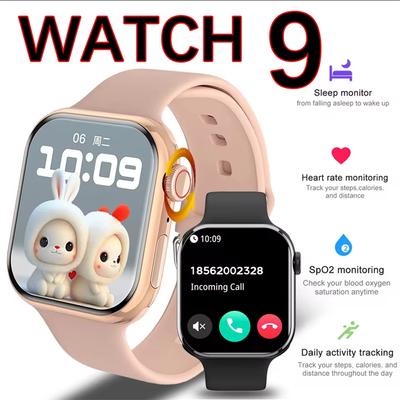 SACCOSDING AMOLED Smartwatch Uomo Donna Schermo HD da 2,05" Orologio9 NFC GPS Traiettoria Pressione Sanguigna BT Chiamata Orologio per Monitoraggio della Salute da Uomo