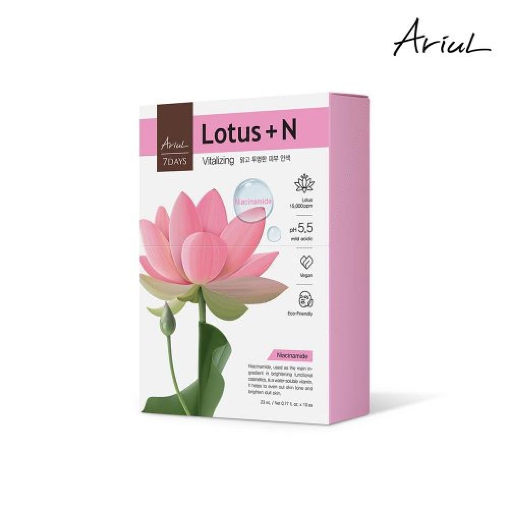 Ariul SeveN Days Mask Lotus N 10 Sheets (ARSD141) J Lotus Mask Pack 10 sheets
