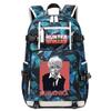 Hunter Anime School Bag Large Capacity Lightweight Student Backpack for Boys Girls Daily Use