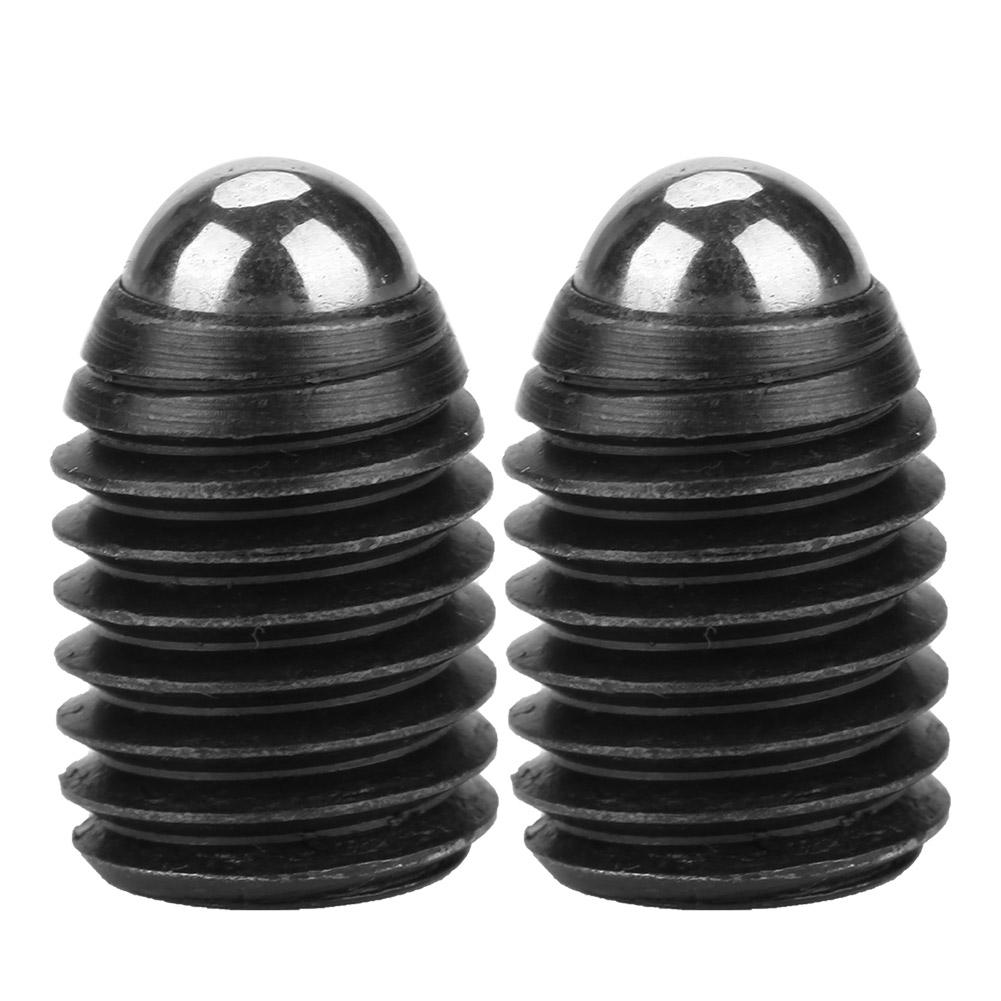 10pcs M12 Screw Thread Hex Socket Carbon Steel Ball Spring Plungers Set (M12*16)