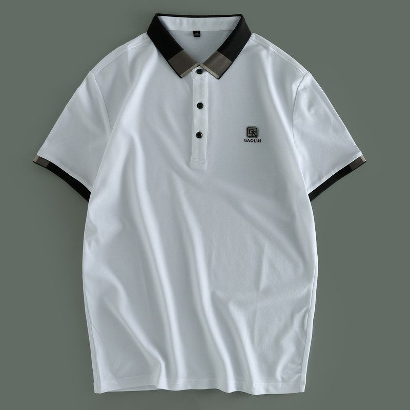 Foreign Trade Export Balance Cool Feeling Short sleeve Polo Shirt Men's Summer New Casual Fashion Simple Not Easy-Shaped Collar T-shirt