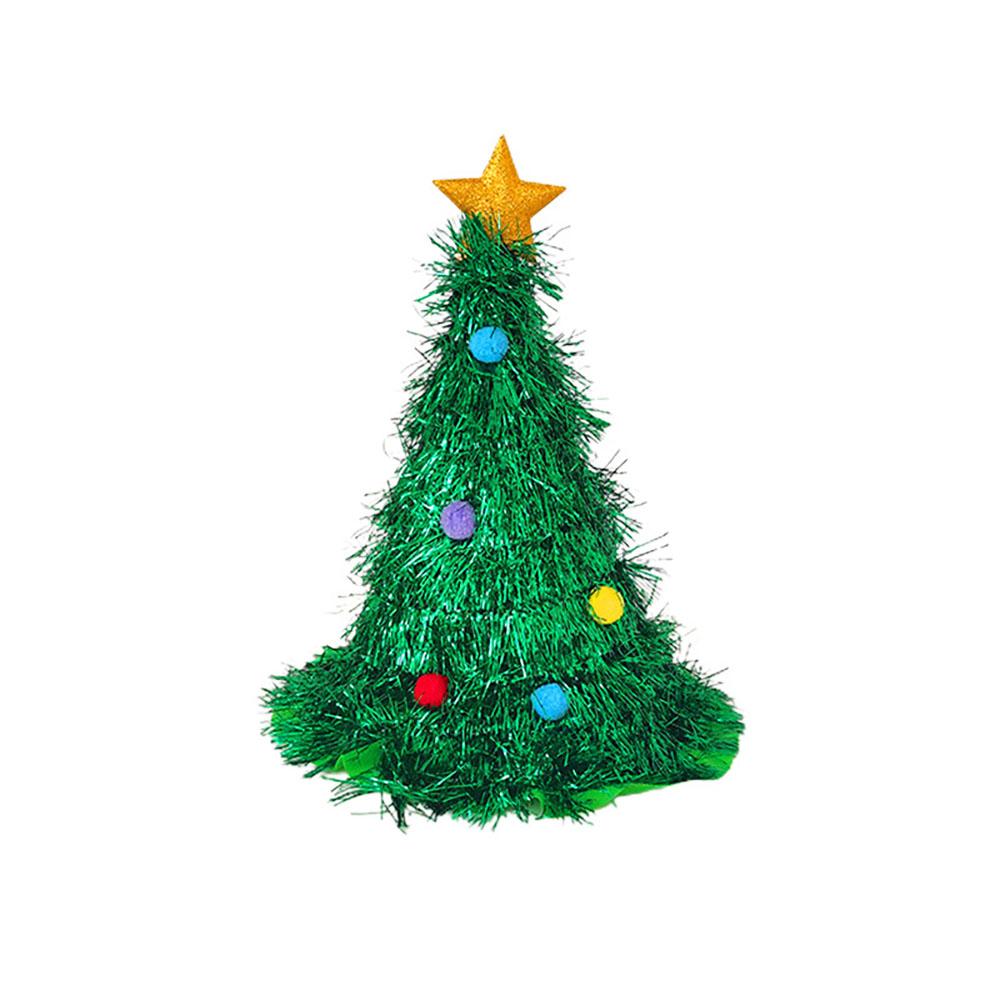 Christmas Hat Headwear INS Christmas Tree Hat 2026 New Year Party Atmosphere Photo Props Children Christmas Festival Costumes
