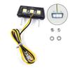 12V LED Rear Tail Lamp Rear Lighting Motorcycle License Light New Motorcycle License Plate Light