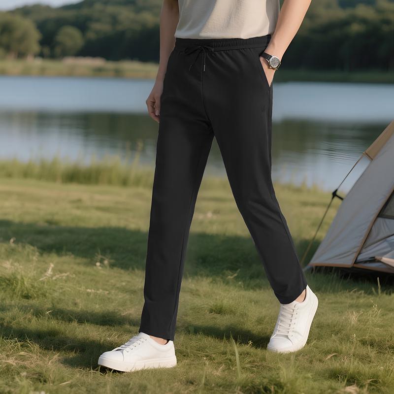 MONTAGUT Men's Cool Breathable Straight-Leg Casual Pants