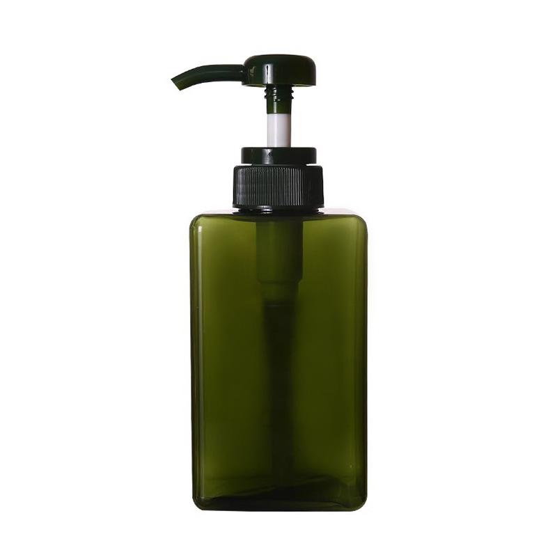 Travel Lotion Bottle Square Shampoo Shower Gel Replacement Lotion Bottle Press Empty Cosmetic Dispenser Bottle