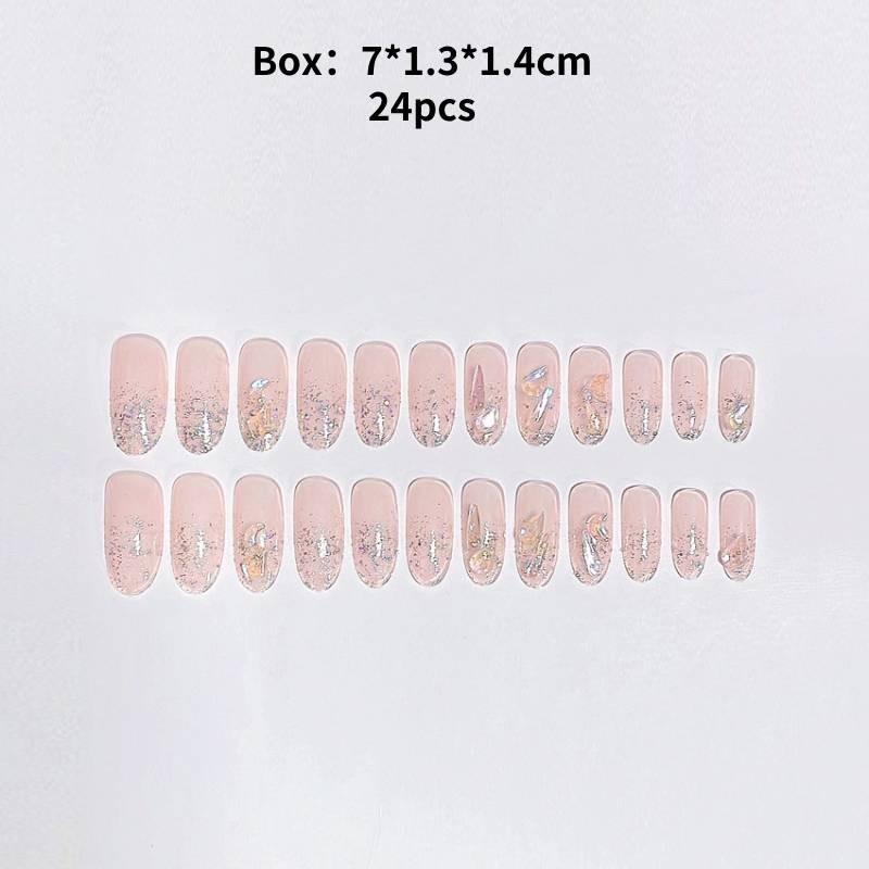 

Мода Ручная работа Ногти Нежные Классические Съемные Накладные Ногти Стиль Простой