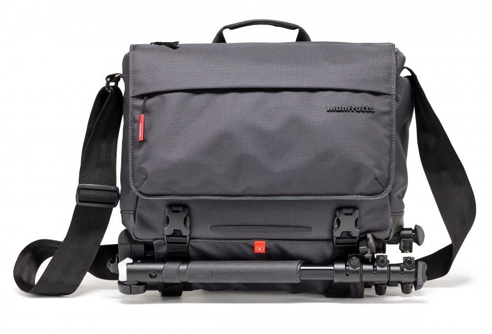Manfrotto Messenger Bag Manhattan Collection 8.3L Speedy 10 12" PC Storage Tripod Mountable Rain Cover Included Water Repellent Material MB MN-M-SD-10
