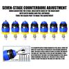 Adjustable Depth Stop Counterbore Drill Bit Set Countersink Drill Bit For Precise Woodworking 3.2mm To 4.8mm Tapered Bit