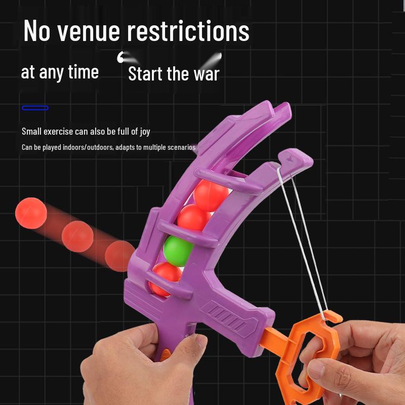 Radish Soft Ball Bow and Arrow Toy: Parent-Child Interactive Sticky Ball Target Shooting Game