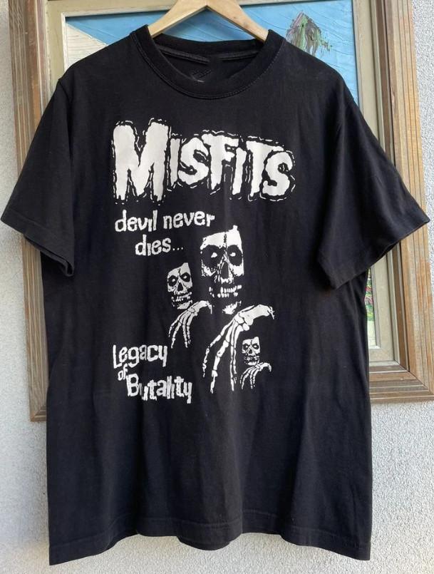 

Misfits Lagacy Of Brutality Band Tee Punkrock Ghost Unisex T-shirt S-5XL 5XL різнокольоровий