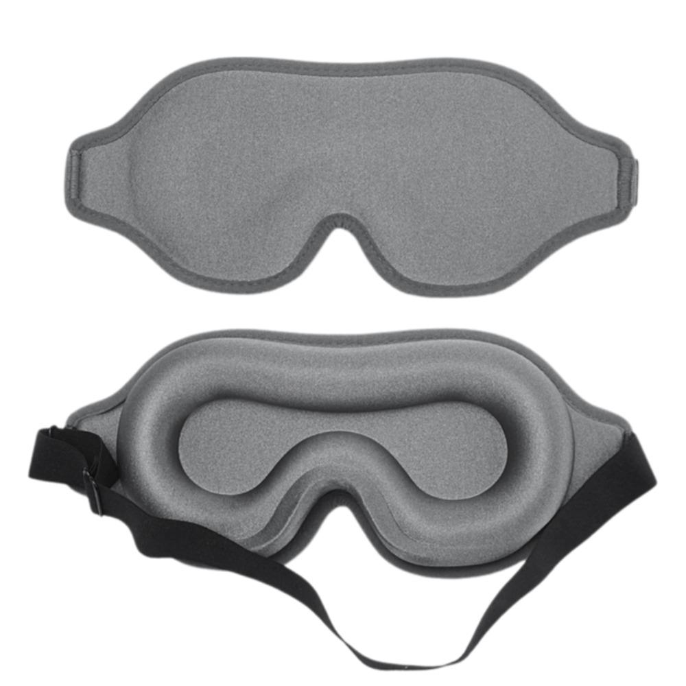 Adjustable Blockout Light Eye Cover Soft Sleeping Aid Eye Mask Universal 3D Sleep Mask  Airplane
