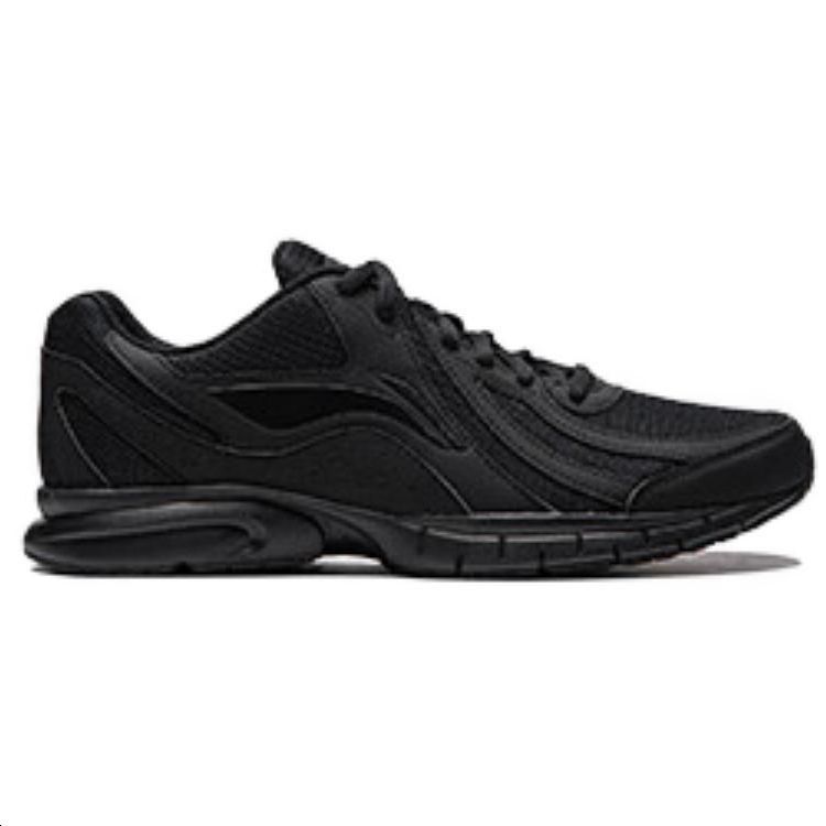 New LiNing Anti-Slip Wear-Resistant Low-Top Running Shoes Men's Black ARSU109-3