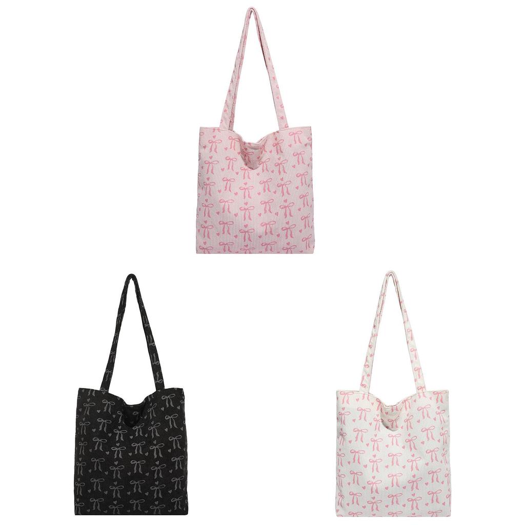 Nylon Butterfly Knot Tote Bag For Women With Large Capacity And Urban Style